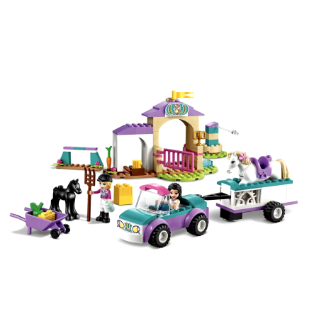 LEGO Friends 41441 Szkółka jeździecka i przyczepa dla konia